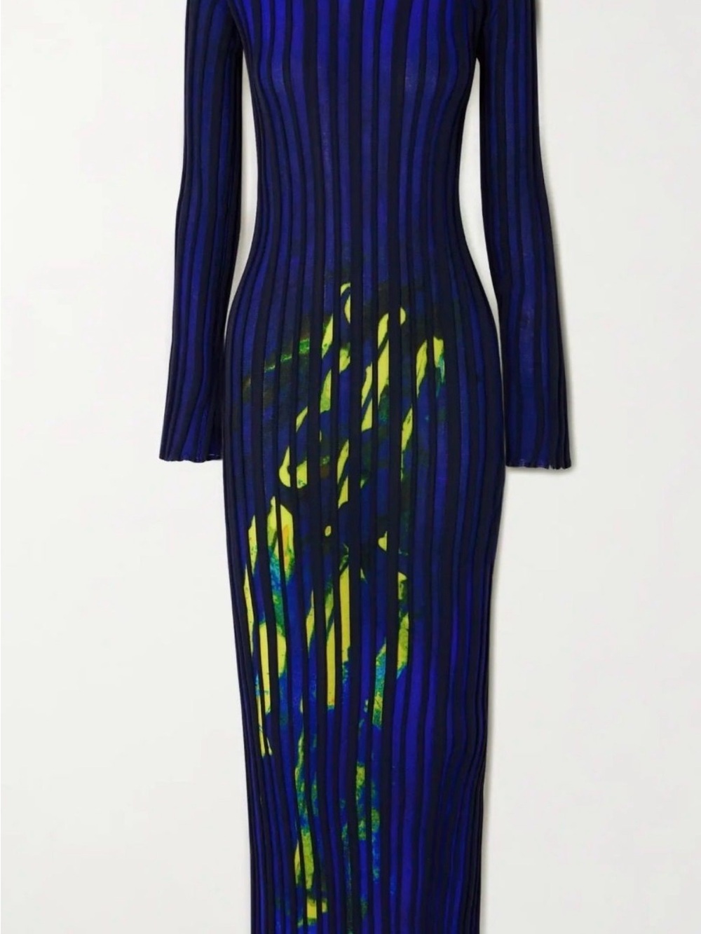 Louisa Ballou Ribbed Knit Midi